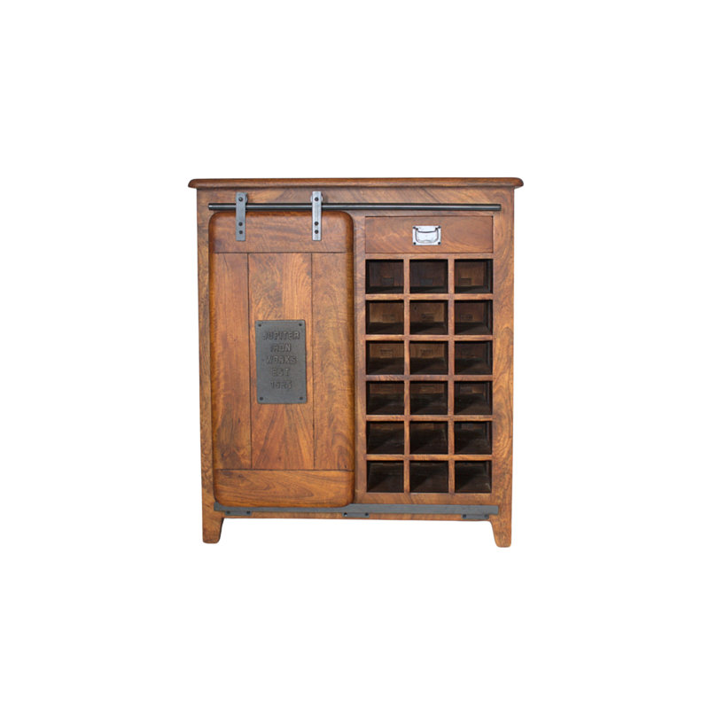 Gratian 18-Bottle Bar Cabinet