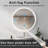 Round 3-Color Temperature Anti-fog LED Bathroom Mirror with Backlight and Front Lighting, Shatterproof, UR Approved and LTL Professional Certified-1232775071