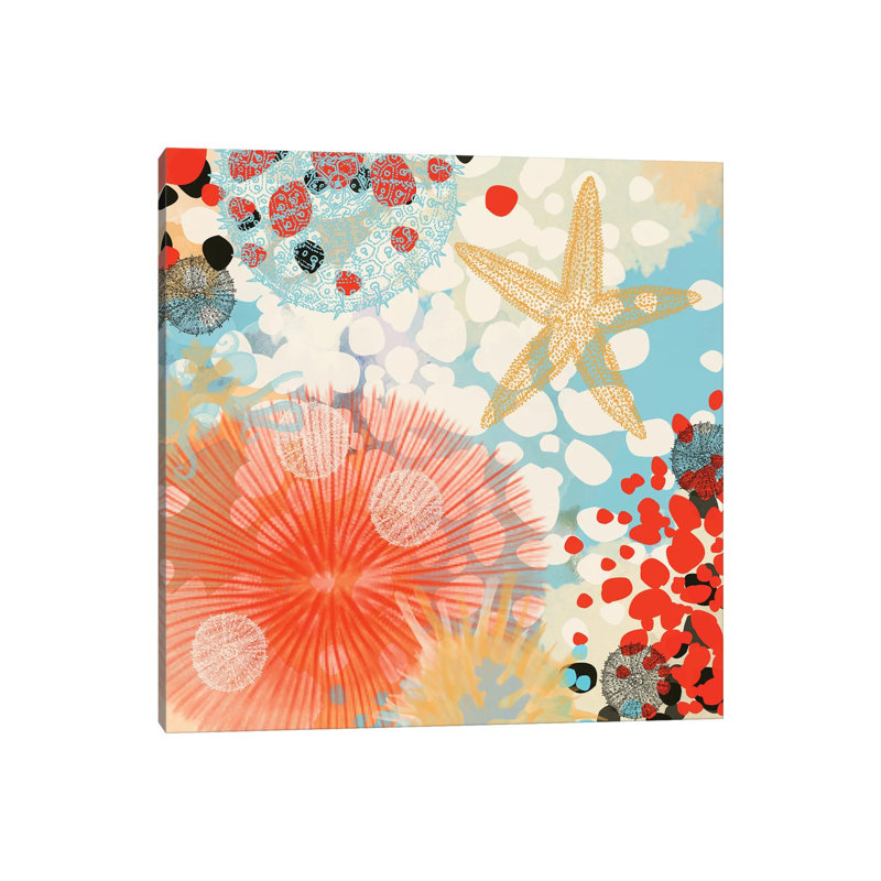 Exotic Sea Life II by Irena Orlov - Wrapped Canvas Print, 45.72 cm H x 45.72 cm W x 1.91 cm D