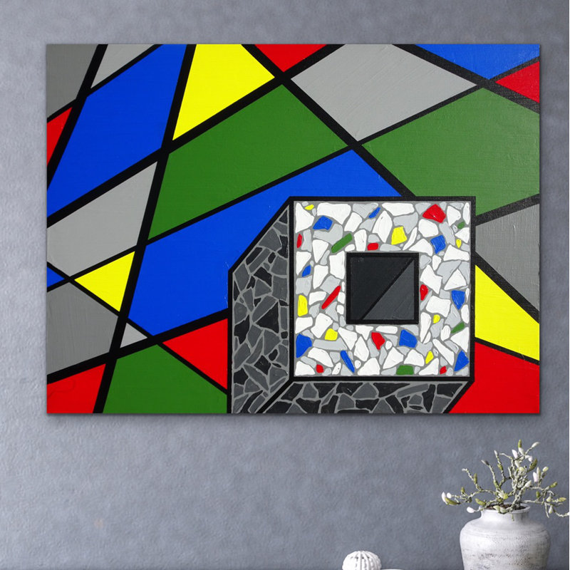 Depth Perception #1 Painting by Eddie Bruckner