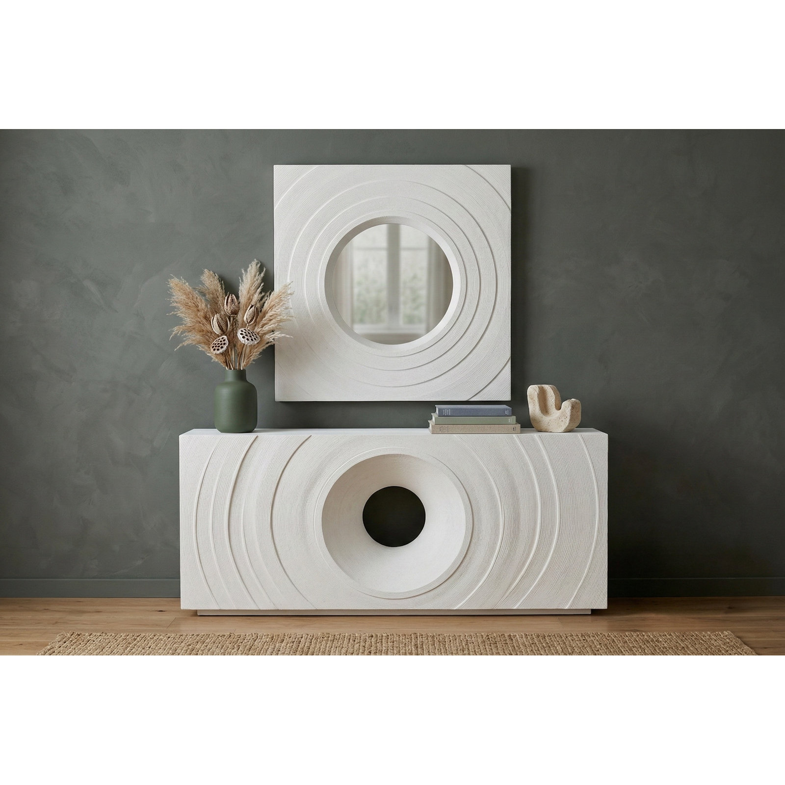 Void Mirror, White Stone
