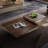 Luxury-Style Square Solid Wood Coffee Table-737048825