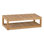 Rectangular Teak Solid Wood Outdoor Side Table , 38.75 " W 20 " D