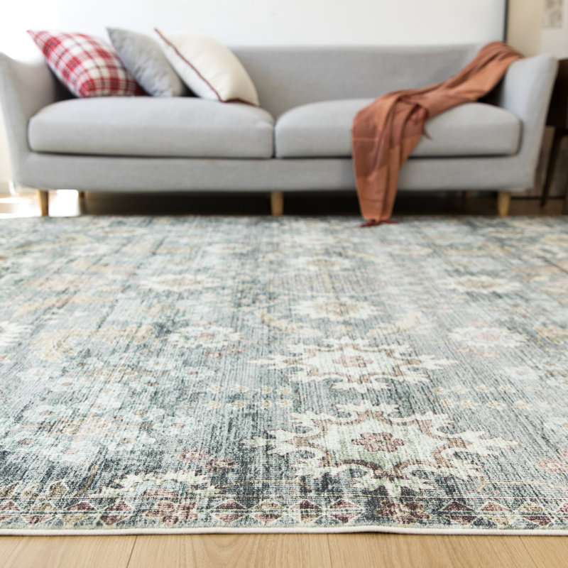 Cassella Misty Oushak Machine Washable Area Rug, Rectangle 7'9" x 9'9"