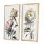 «Dahlia Flower», 2 pièces sur toile-413399923-413399926
