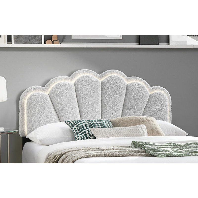 Lit plateforme 1pc, Lit double, Blanc