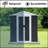 5X3 Feet Dark Grey Outdoor Storage Shed With Aluminum Alloy Frame-119458099-119458102