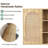 Rattan Bathroom Wall Cabinet with Door