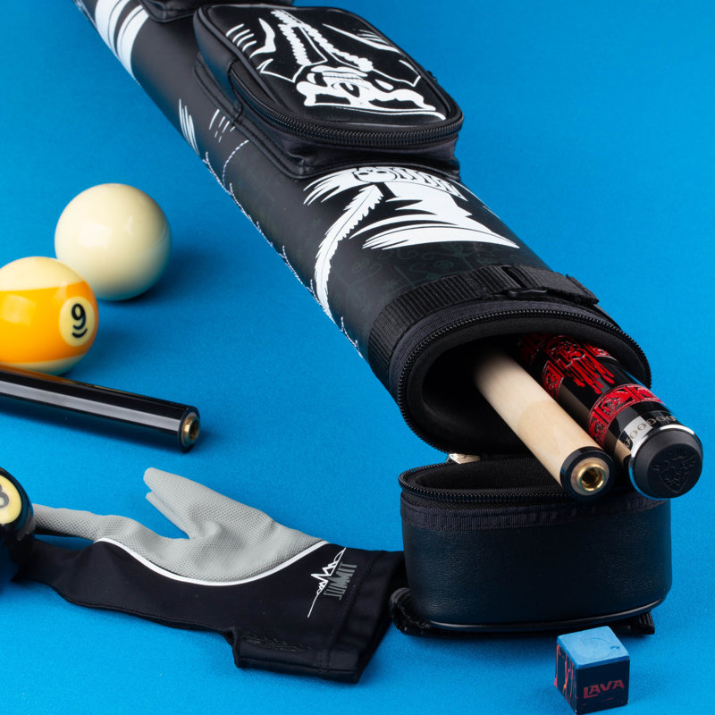 Étui rigide pour queue de billard Voodoo VODC22D 2 buttes 2 flèches Papa Legba