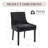 Demarrion Modern Extra-Wide Corduroy Upholstered Dining Side Chair – Solid Wood Frame, Ergonomic Full-Back Comfort-899067727