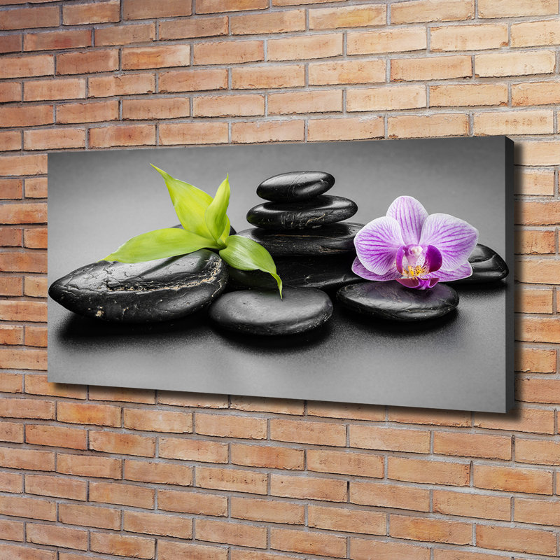 Zen Stones - Wrapped Canvas Print