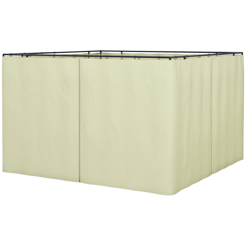 Aydrie Dakota Fields Fabric Side Wall, White