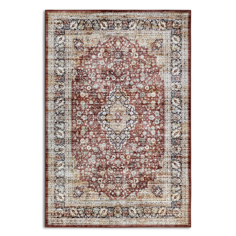 Aurora Oriental Machine Woven Area Rug