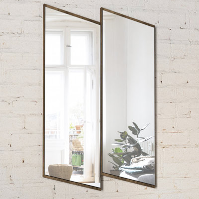 Engineered Wood Flat Wall Mirror