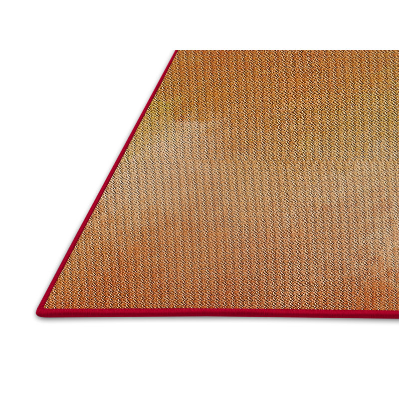 Tapis brun/beige à motifs, Rectangle 5 pi x 7 pi