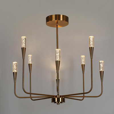 Lustre spoutnik classique / traditionnel 8 lumières Kaymarie Lauge