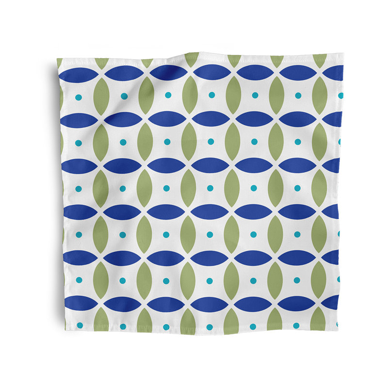 Serviette de plage Beach Ball, L 18 po x L 18 po, Bleu
