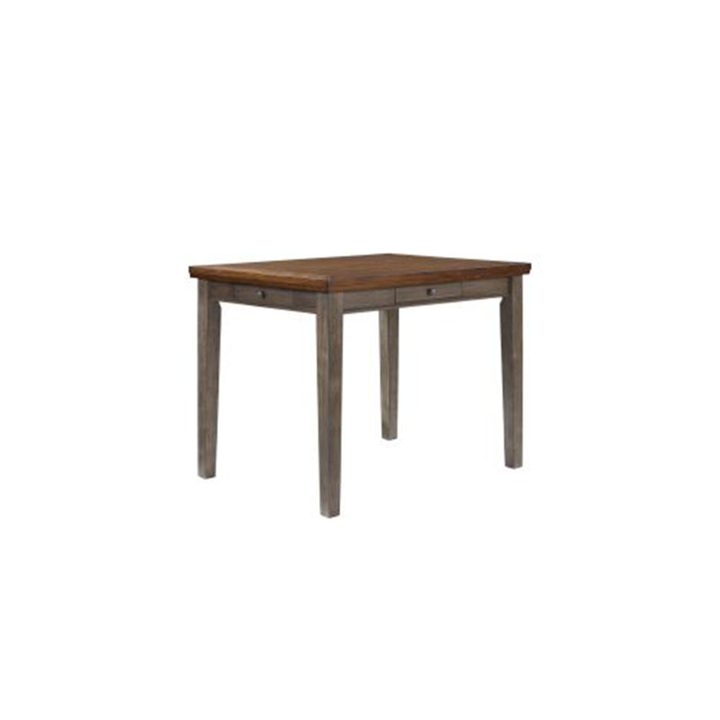 Table de salle à manger 4 tiroirs à hauteur de comptoir 4 tiroirs - Solution de rangement polyvalente