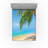 Ambesonne Landscape Fitted Sheet 2-Pack Tropic Botanic Image Sky Blue Cream-106742947