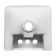 Vitreous China Rectangular Wall Mount Bathroom Sink with Overflow