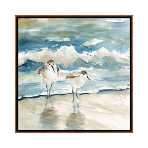 Beach Birds' by Carol Robinson -  Painting Print