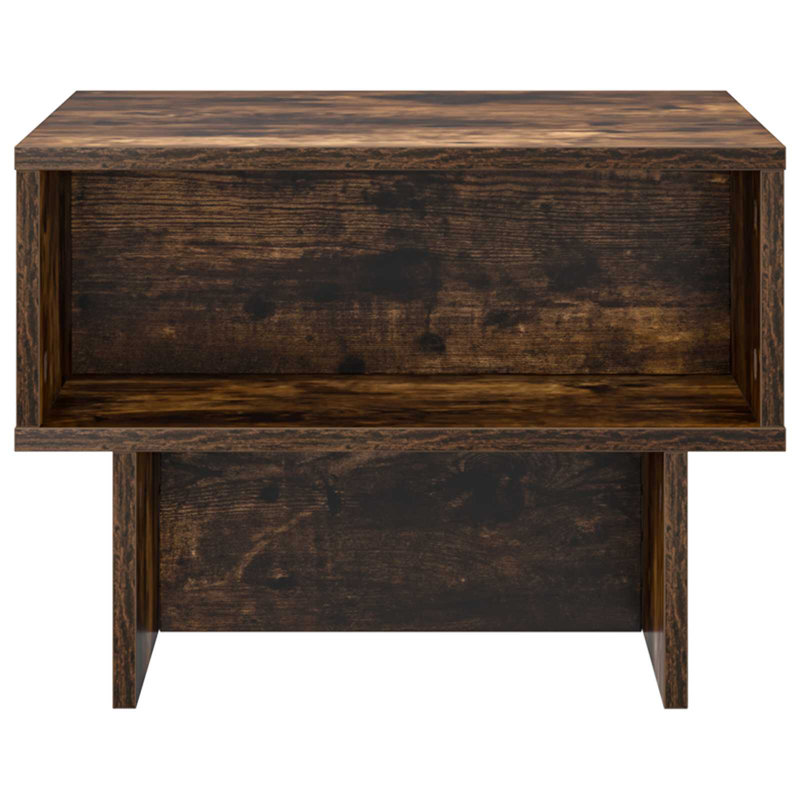 Coffee Table with Storage, 35cm. H x 48cm. L x 46cm. W, Smoked Oak