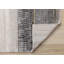 Tapis tissé à rayures beige, jaune et blanc-2099725643