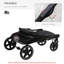 Poussette pliable à un clic pour chien de taille moyenne Pawhut