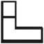 L-Shaped Floating Shelf