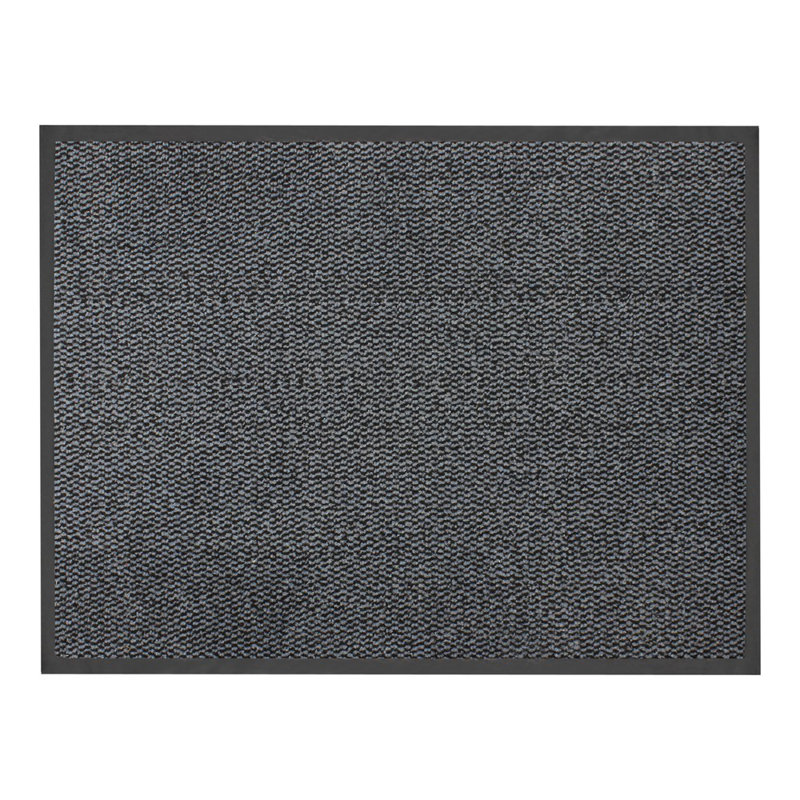 Non-Slip Indoor Doormat, Blue, Rectangle 60 x 80cm