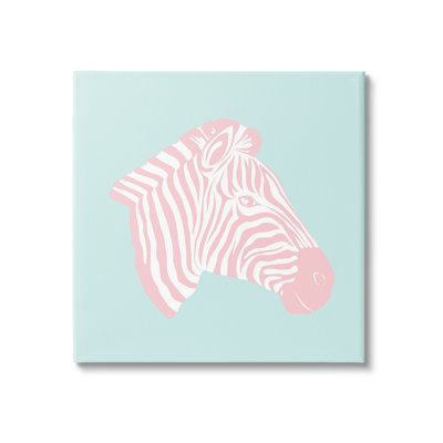 «Pastel Zebra Portrait» par Martina Pavlova