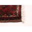 Tapis unique en laine noué à la main de style crème, rouge et noir des années 2000 3 pi 2 po x 6 pi 2 po Collinsville