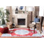 Tapis oriental rouge / ivoire Barcus-875319108