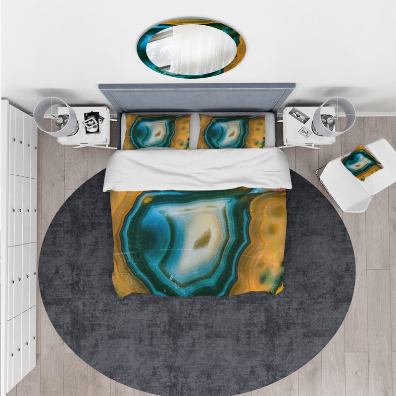 Housse de couette en microfibre, Housse de couette très grand + 2 taies décoratives
