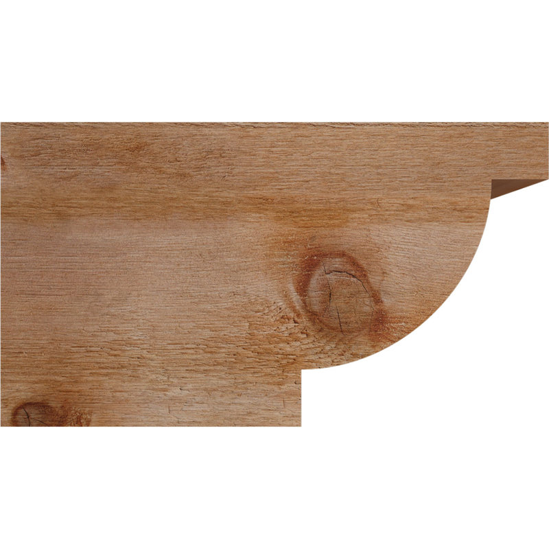 Alpine Rough Sawn, Cèdre rouge, H 10 po x l 18 po x P 6 po