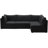 Izadora Velvet L-Shaped Sectional Reversible