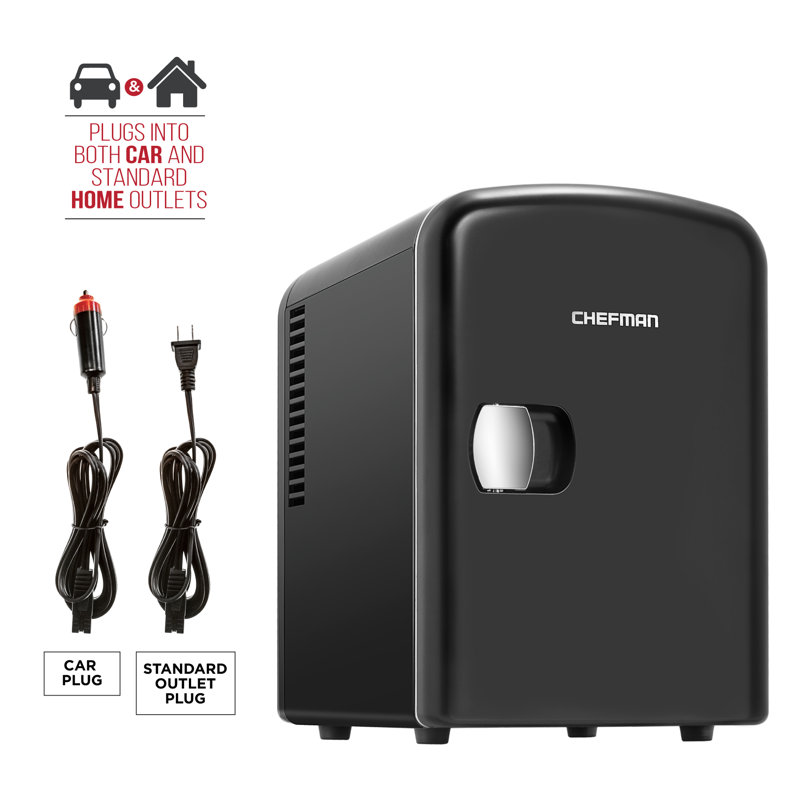 Chefman Mini réfrigérateur de comptoir, Noir