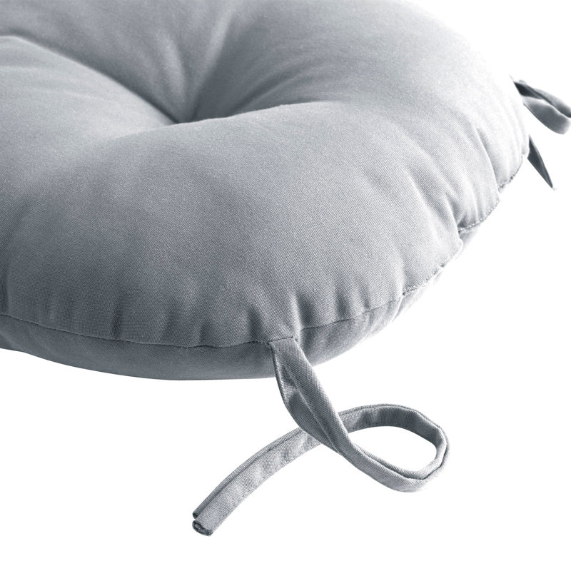 Outdoor Dining Chair Cushion/Barstool Cushion Chair Pad, Silver, 2