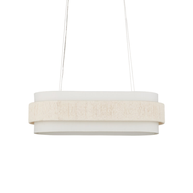 Monreale Wrought Iron Dimmable Drum Chandelier