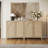 Boho - Rattan Sideboard With Adjustable Shelves-268404469-249864331