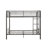Gunmetal Finish Full/Full Bunk Bed