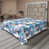 Bleu ciel / motif floral est en rupture de stock