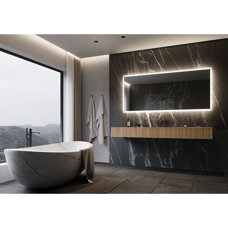 Miroir de salle de bain rectangulaire