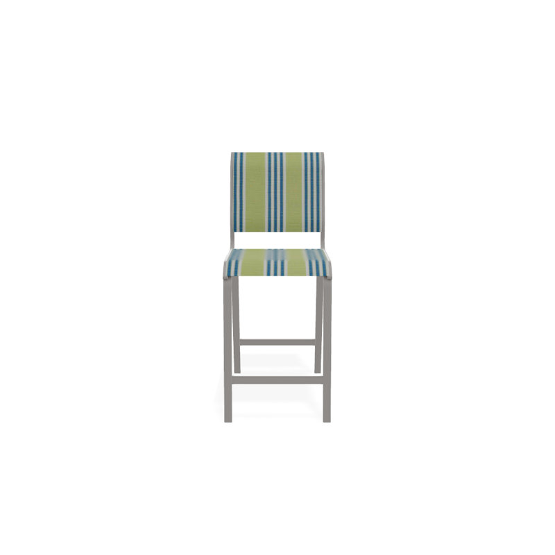 Tabouret de bar 26 po Holna, Gris chaleureux texturé, Lime