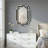 Decorative Mirror For Wall Modern Bathroom Wall Mirror, Luxury Vanity Mirror, Crystal Crush Diamond Mirror For Living Room,Bedroom,Entryway