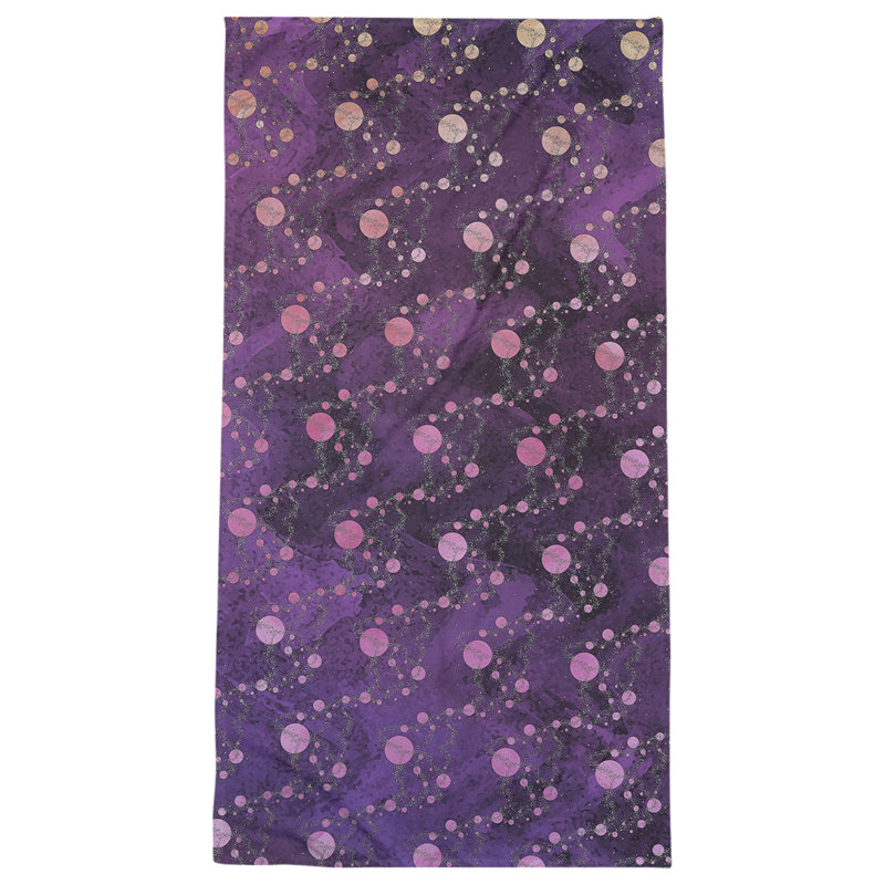 Katelyn Elizabeth Bath Towel, Purple/Pink