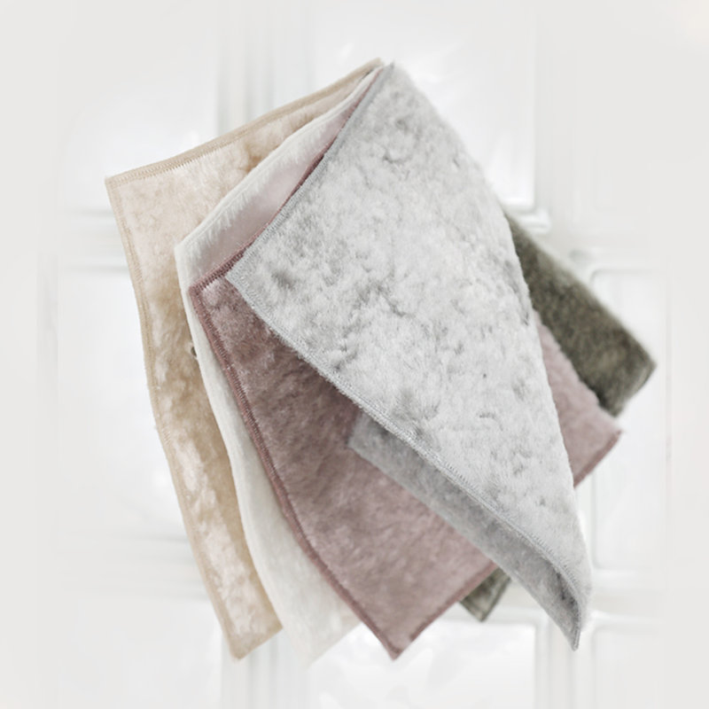 Chiffons 100% viscose, nettoyer avec de l'eau seulement, sans détergent