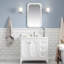 Queen 36" Single Bathroom Vanity Set with Mirror-902351038