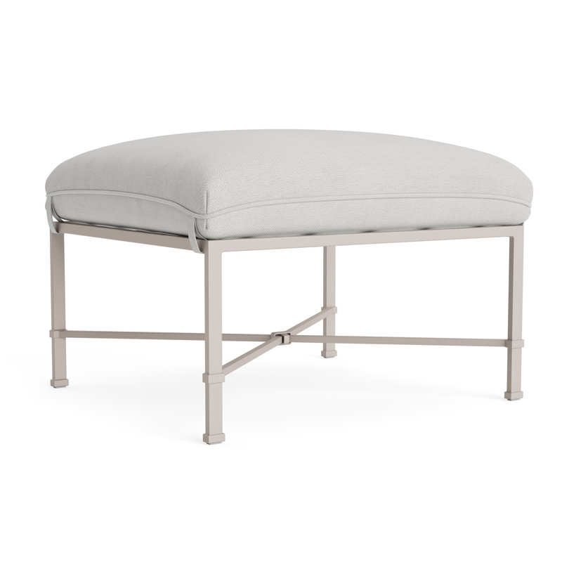 Venetian Outdoor Ottoman, Fushion Dove, Dove Smooth