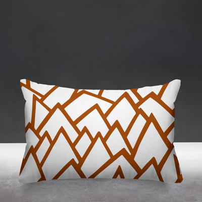 Rodman Abstract Outdoor Reversible Throw Pillow